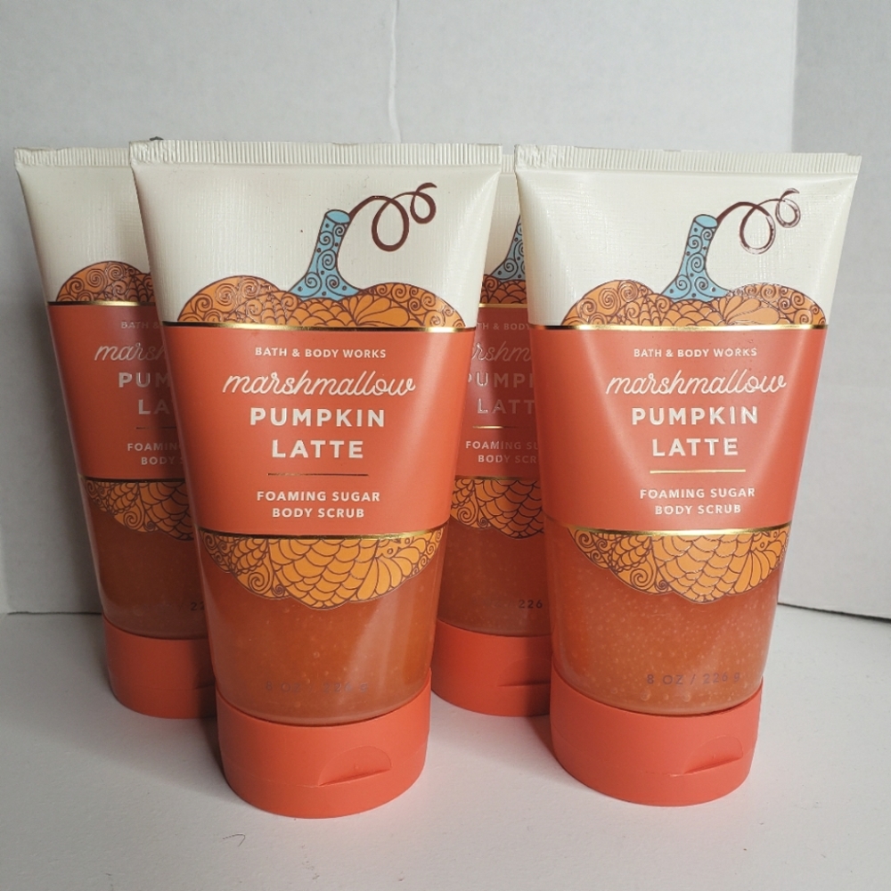 BBW MARSHMALLOW PUMPKIN LATTE FOAMING SUGAR SCRUB